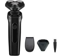 Rasoirs, Rasoir électrique for hommes, étanche IPX7, lavable, rasoir rotatif de luxe for barbe épaisse