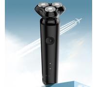 Rasoirs, Rasoir électrique for hommes, rechargeable, rotatif, 3D, anti-pincement