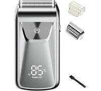 Rasoirs, Rasoir électrique rechargeable for hommes, rasoir à barbe, utilisation humide et sèche, tondeuse à barbe