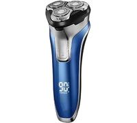 Rasoirs, Rasoir électrique rotatif rechargeable, tête de rasage lavable, chargement USB rapide en 1 heure
