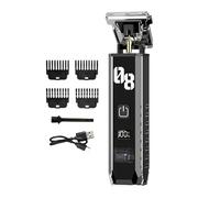 Rasoirs rechargeables pour hommes - Kit de tondeuse à barbe professionnelle, tondeuse à cheveux électrique, rasoir électrique sans fil avec accessoires pour la barbe et le visage, outil de soin person