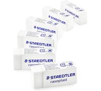 Rasoplast 526 B30 Lot De 6 Mini Gommes En Caoutchouc Blanc[Z692]