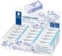 Rasoplast Combi 526 Bt-Gomme Blanche Et Bleue Sans Latex 43 X 19 X 13 Mm
