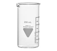 Rasotherm Verre borosilicate 1-0172 Boro 3.3 - Forme haute - Avec bec verseur - Capacité : 2000 ml - Hauteur : 240 mm - Transparent
