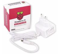 RPI PS 15W WT EU - Raspberry Pi - Alimentation, 5,1 V, 3,0 A, USB Type-C, prise EU,