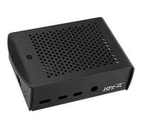 Joy-IT Boîtier pour ordinateur monocarte rb-alucasep4+06 avec sangles de fixation noir 1 pc