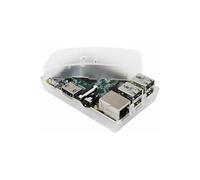 Raspberry boîtier pi b+ frosted white enclosure mc-rp002-clr