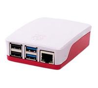 Pi® SC0229 Boîtier pour ordinateur monocarte convient pour: Raspberry Pi® 4 B rouge, blanc