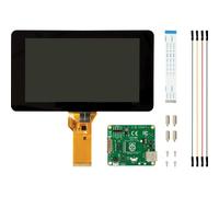 Raspberry Pi 2473872 pièce de Rechange pour Tablette Écran - Pièces de Rechange pour tablettes (Écran, Noir, 800 x 480 Pixels, 17,8 cm (7"))
