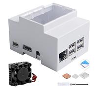 Raspberry Pi 3b Boîtier modulaire pour Panneaux électriques, ventilé et compatible 3b+