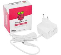 RPI PS 27W WT EU - Raspberry Pi - Adaptateur secteur, 5,1 V, 5,0 A, USB Type-C, pri
