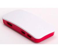 Raspberry Pi® Boîtier pour ordinateur monocarte Convient pour (kits de développement): Raspberry Pi® rouge, blanc