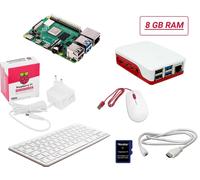 Raspberry Pi® Desktop Kit Raspberry Pi® 5 B 8 GB 4 x 2.4 GHz avec clavier, avec souris, avec Noobs OS, avec alimentation, ave