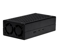 Raspberry Pi Gehäuse RB-AlucaseP5-M2 Aluminium (RB-ALUCASEP5-M2)