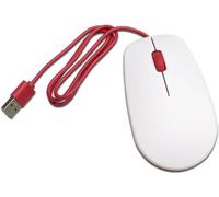 Raspberry Pi Foundation Souris USB Raspberry Pi Mouse optique 3 boutons blanc/rouge
