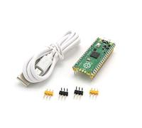 Raspberry Pi Pico Board with Pre-soldered Header Flexible Microcontroller Board Based The Raspberry Pi RP2040 Chip Featured Dual-Core Arm Cortex M0+