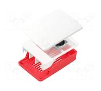 RASPBERRY PI RASPBERRY-PI-CASE-FOR-PI-5-RED/WHITE Accessoires