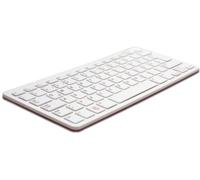Raspberry Pi® RPI-KEYB (IT)-RED/WHITE USB Clavier italien, QWERTY blanc, rouge hub USB