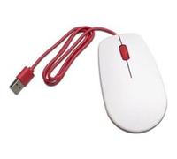 Raspberry Pi® Souris USB optique blanc, rouge 3 Boutons Blanc G