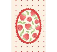 Raspberry Recipe Notebook - Cottagecore Kitchen Journal 6x9, 150 Graph Paper Pages, Vintage Polka Dot Berry Notebook for Recipes, Cooking Notes and ... for Recipes, Notes, and Kitchen Planning