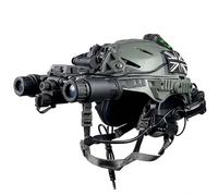 RASPIO Casque Tactique Airsoft TW 3.0 avec Micro-Casque de Communication Tactique pour Cosplay et Équipement Militaire Airsoft(Gray)