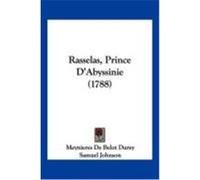 Rasselas, Prince D'Abyssinie (1788) Durey, Meynieres De Belot (Auteur)