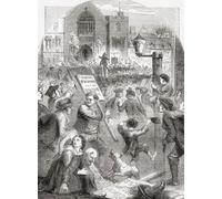 Rassemblement abrupt devant le Parlement sur l'introduction du régime d'accise impopulaire proposé par Robert Walpole en 1773. Le système impliquait un système d'entreposage du tabac et du vin