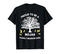 Rassemblement de Famille Rojas 2026 - Arbre généalogique Assorti T-Shirt