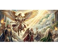 Rassemblement des Saints Anges Puzzle 1000 Pièces Adultes Et Enfants,Déco Murale,Anti-Stress,Premium,Carton,Défi, Jeu Éducatif,Dès 14 Ans,Détente,Casse-tête 70x50cm