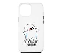 Rassemblez Votre Drap de Jeu de Mots drôle fantôme Coque pour iPhone 12 Pro Max