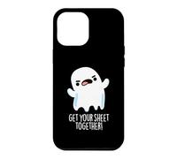 Rassemblez Votre Drap de Jeu de Mots drôle fantôme Coque pour iPhone 12 Pro Max