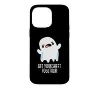 Rassemblez Votre Drap de Jeu de Mots drôle fantôme Coque pour iPhone 14 Pro Max