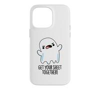 Rassemblez Votre Drap de Jeu de Mots drôle fantôme Coque pour iPhone 14 Pro Max