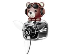 Rassisanteur D'air De Voiture Pilote D'ours - Carton De Dessin Animé D'ours Ou D'ours De Ventilation, Diffuseur De Parfum De Voiture | Ornement D'aromathérapie Drôle Pour Les Véhicules, Fraîch