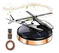 Rassisquant d'air de voiture solaire | Hélicoptère Forme Dash Toard Toar Aromatherapy Diffuseur | Diffuseur d'huile de l'aromathérapie solaire en rotation parfum de parfum pour hommes femmes