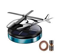 Rassisquant d'air de voiture solaire | Hélicoptère Forme Dash Toard Toar Aromatherapy Diffuseur | Diffuseur d'huile de l'aromathérapie solaire en rotation parfum de parfum pour hommes femmes
