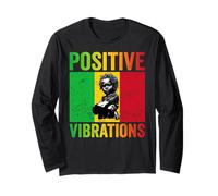 Rasta Baby African Vintage Positive Vibrations Juneteenth Manche Longue