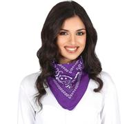 Rasta Ethno Foulard Reggae Style Bandana Rétro Jamaïque Design Boho Chic Urbain Mode Inspirant Culture Caraïbes Bohemian Headwear Motifs Colorés Stylé Compagnon de Fête Idéal, Couleur : Violet