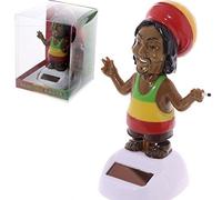Rasta Figurine dansante à énergie solaire pour la maison, le bureau et la voiture
