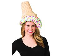 Rasta Imposta Chapeau cornet de glace à la vanille unisexe adulte taille unique fantaisie costume