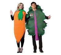 Rasta Imposta Costume de couple carotte et laitue chou frisé pour homme et femme - Taille unique