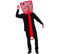 Rasta Imposta Costume de tapette à mouches pour adulte - Rouge - Taille unique
