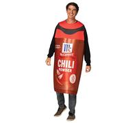 Rasta Imposta Costume d'Halloween amusant pour Halloween, costume McCormick Chili Powder Spice pour femme et homme, adulte taille unique