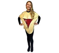 Rasta Imposta Hamantaschen Coookie Purim Costume pour fille et garçon Rouge cerise Taille 7-10 ans