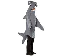 Rasta Imposta mens Hammerhead Shark Adult Sized Costumes, Grey, Standard US