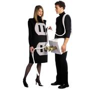 Rasta Imposta Prise Et Ensemble Mousse Tunique Adulte Couple Halloween Costume