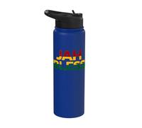 Rasta Jah Bless Stainless Steel Insulated Water Bottle