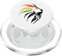 Rasta Lion & Rastafari Couleurs pour Les Amateurs de Reggae et de Jamaïque PopSockets PopGrip pour MagSafe