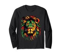 Rasta Reggae Casque Audio Jamaican Pride Lion of Judah Manche Longue