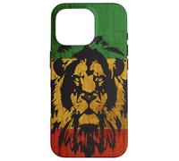 Rasta Reggae Lion Drapeau Jamaïque pour Les Amateurs de Rastafari Coque pour iPhone 16 Pro